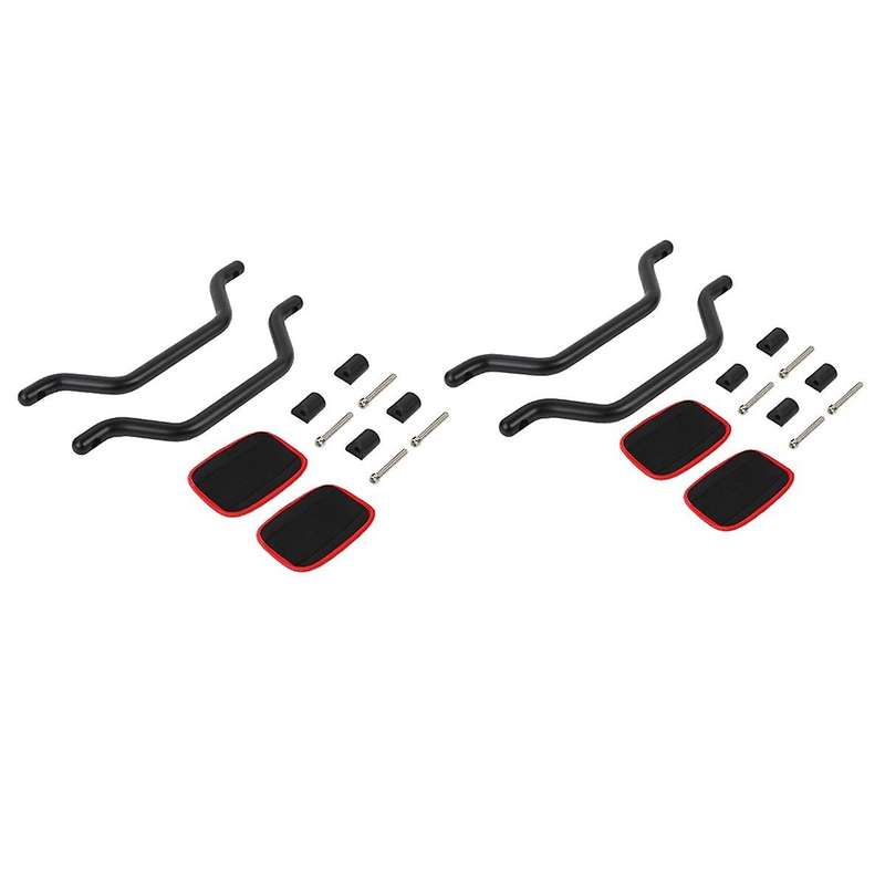 Front & Rear Top Grab Handles Grab Bar Kit for 2021 2022 2023 4 Door Interior Accessories