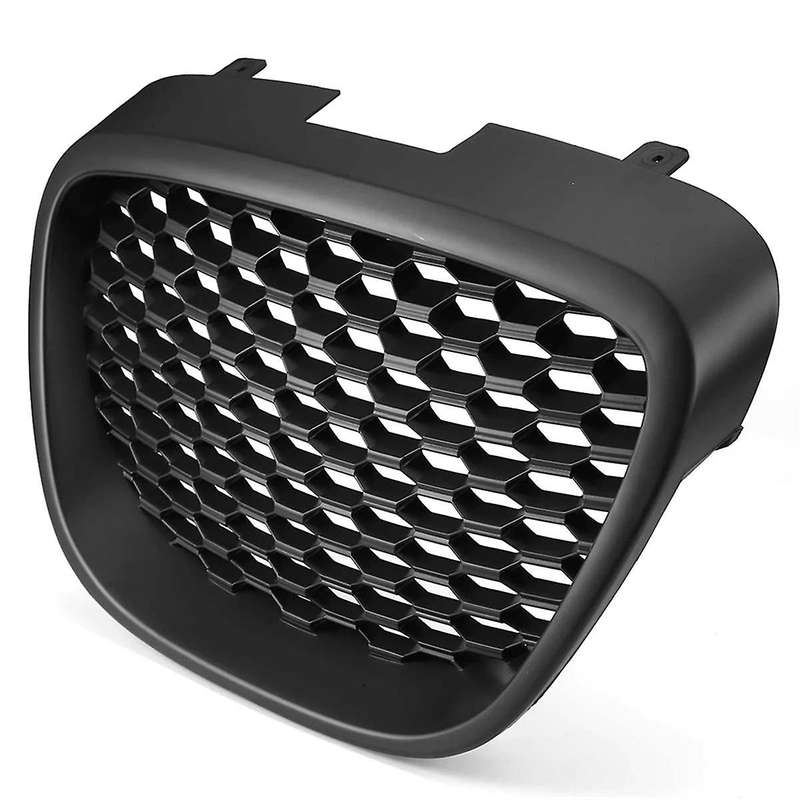 Front Air Grille Front Bar Cooling Grill Honeycomb Mesh Grille Suitable for SEAT MK2 1P1 2006-2009 B