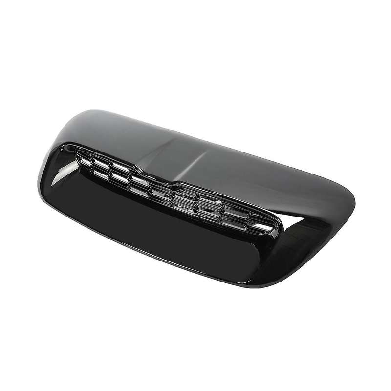 Front Air Hood Vent Scoop Trim for 07-13 Mini S R55 R56 R57 R58 Gloss Car Upper Engine Cover W/ Mes