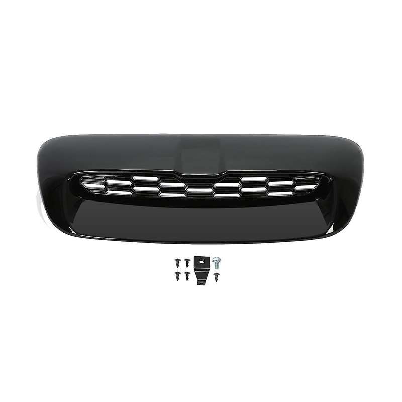 Front Air Hood Vent Scoop Trim for 07-13 Mini S R55 R56 R57 R58 Gloss Car Upper Engine Cover W/ Mes