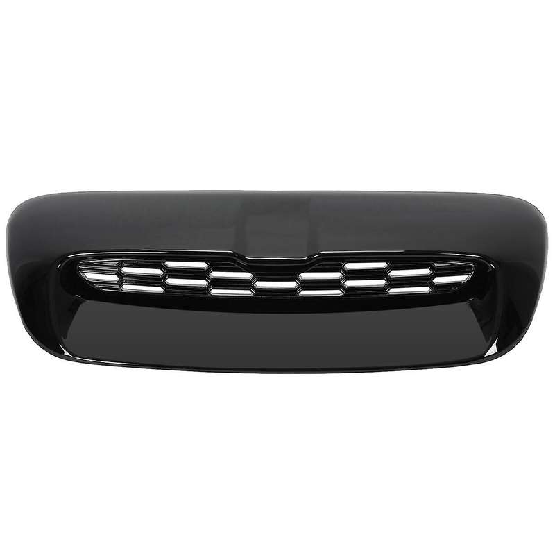 Front Air Hood Vent Scoop Trim for 07-13 Mini S R55 R56 R57 R58 Gloss Car Upper Engine Cover W/ Mes