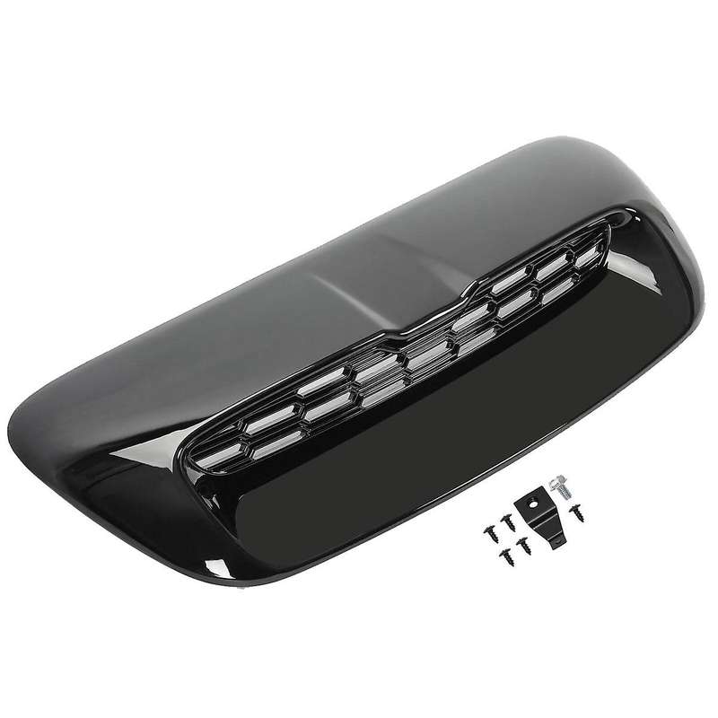 Front Air Hood Vent Scoop Trim for 07-13 Mini S R55 R56 R57 R58 Gloss Car Upper Engine Cover W/ Mes