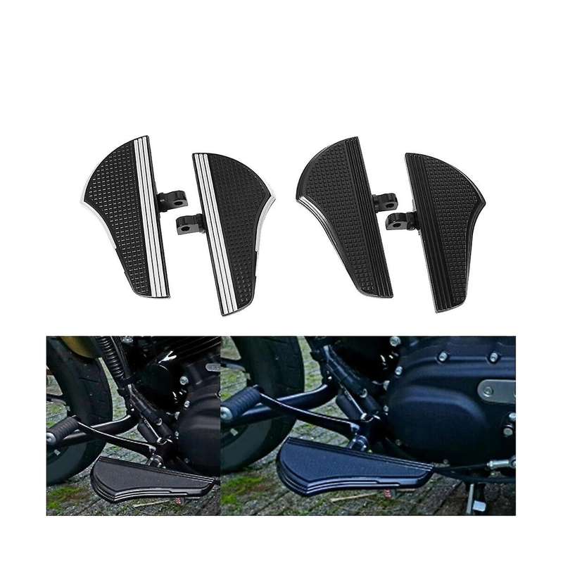 Front and Rear Footrests Motorcycle Accessories for Xl 883 Xl1200 X48 72, As Shown