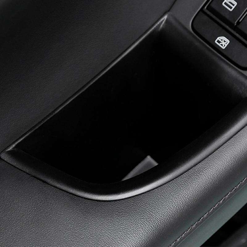 Front and Rear Doors Storage Box ABS Plastic Black for 2020