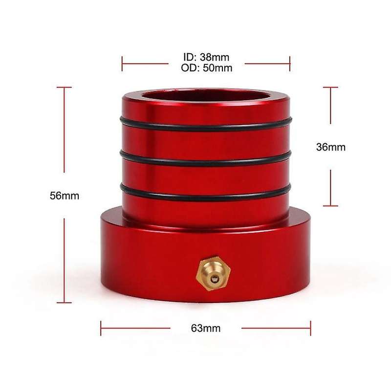 Front Axle Tube Sealing Kit Front Inner Outer Axle Tube Seal Kit for Wrangler JK TJ XY YJ (Red)