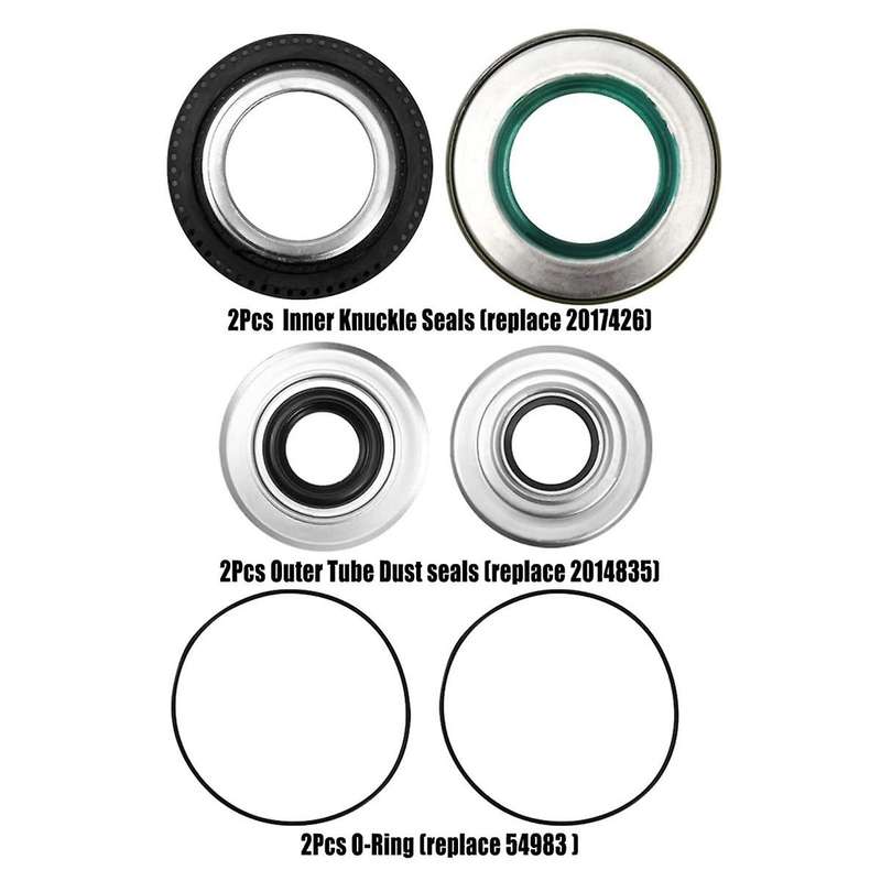 Front Axle Vaccum Knuckle Seals & Hub O-Rings & Dust Seals for F250 F450 F550 2005-2014 ,2017426 201