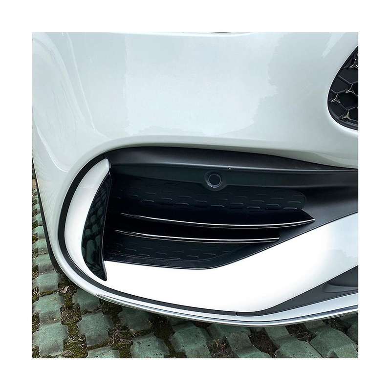 Front Bar Air Inlet Grille Trim Modification Front Fog Light Grille Car for C-class W206 C200 C260