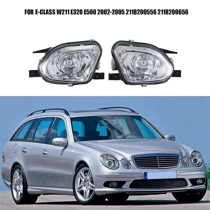 Front Bar Fog Light Anti-Fog Light Automobile for - E-Class W211 E320 E500 2002-2005 2118200556 211