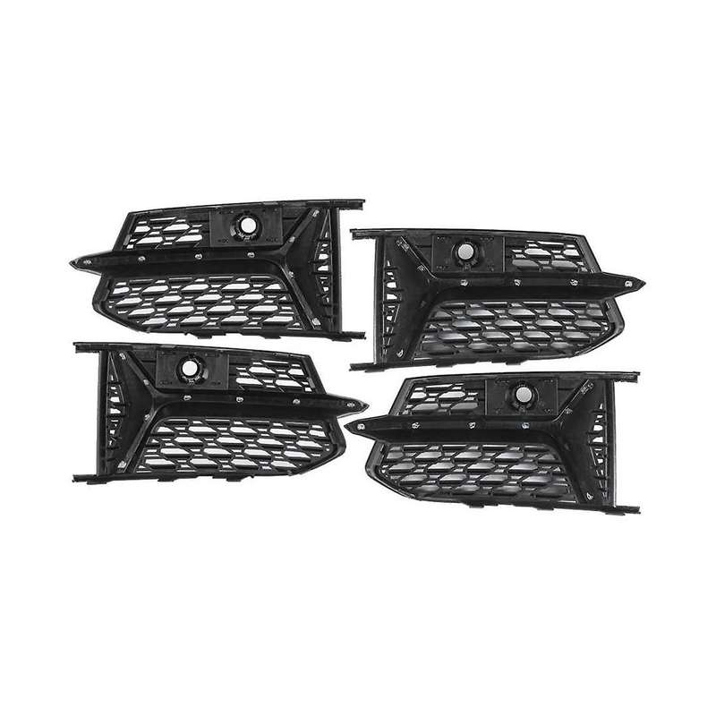 Front Bar Surround Honeycomb Grid Fog Light Grille Car for A6 C8 S6 2019 2020