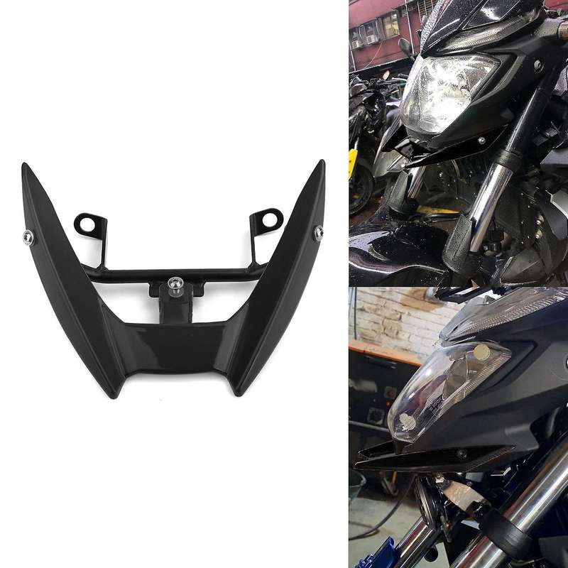 Front Beak Upper Fairing Headlight Stay Bracket for MT25 MT03 MT-25 MT-03 2015-2020 Black