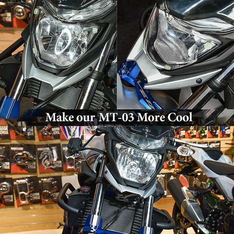 Front Beak Upper Fairing Headlight Stay Bracket for MT25 MT03 MT-25 MT-03 2015-2020 Black
