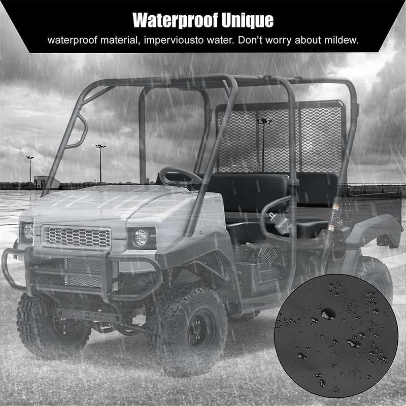 Front Bench Seat Cover for Mule 2500 2510 3000 3010 Waterproof Full Protection UTV Seat Cover