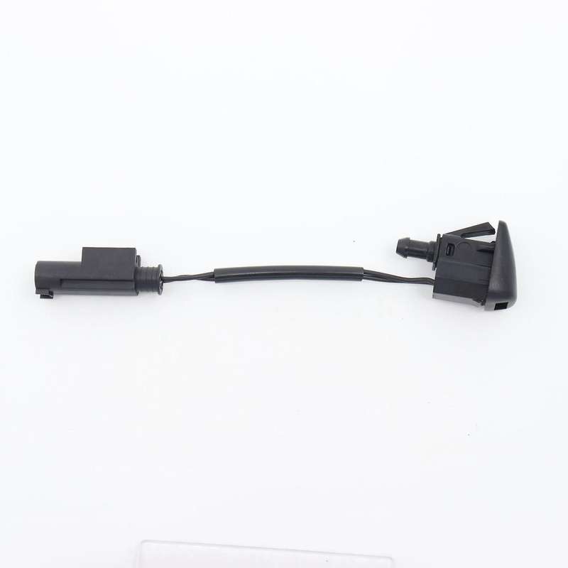 Front Black Windshield Wiper Spray Jet Compatible BMW E60 525I 530I M5 04-10