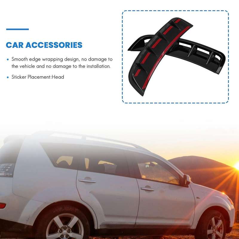 Front Bumper Air Outlet Stickers Trim Cover for Mercedes a Class W177 A180 A200 A220 A250 Sports Ac