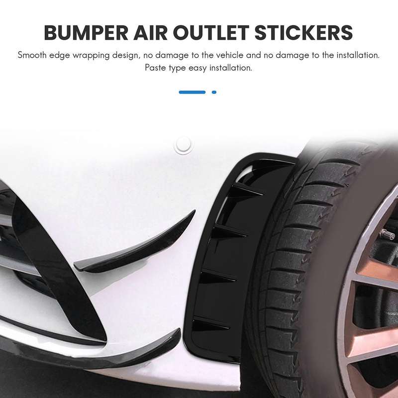 Front Bumper Air Outlet Stickers Trim Cover for Mercedes a Class W177 A180 A200 A220 A250 Sports Ac