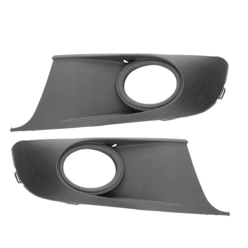 Front Bumper Down Grille Fog Light Lamp Frame Cover with Hole for 2010-2014 2K5853665A 2K5853666A