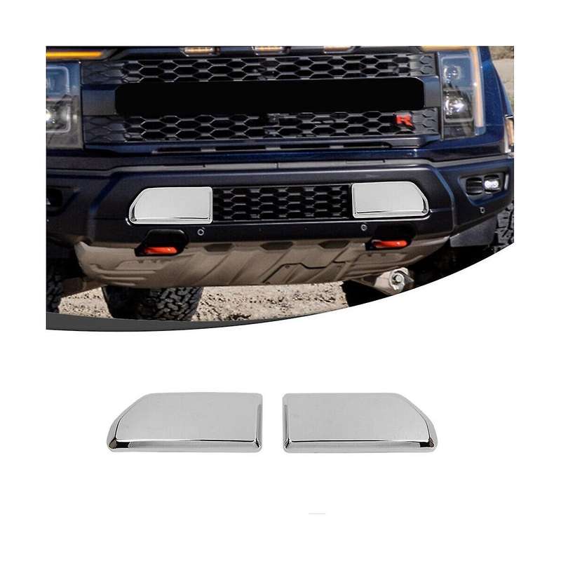 Front Bumper Cover Bezels for 2021 2022 2023 Accessories ,abs Silver