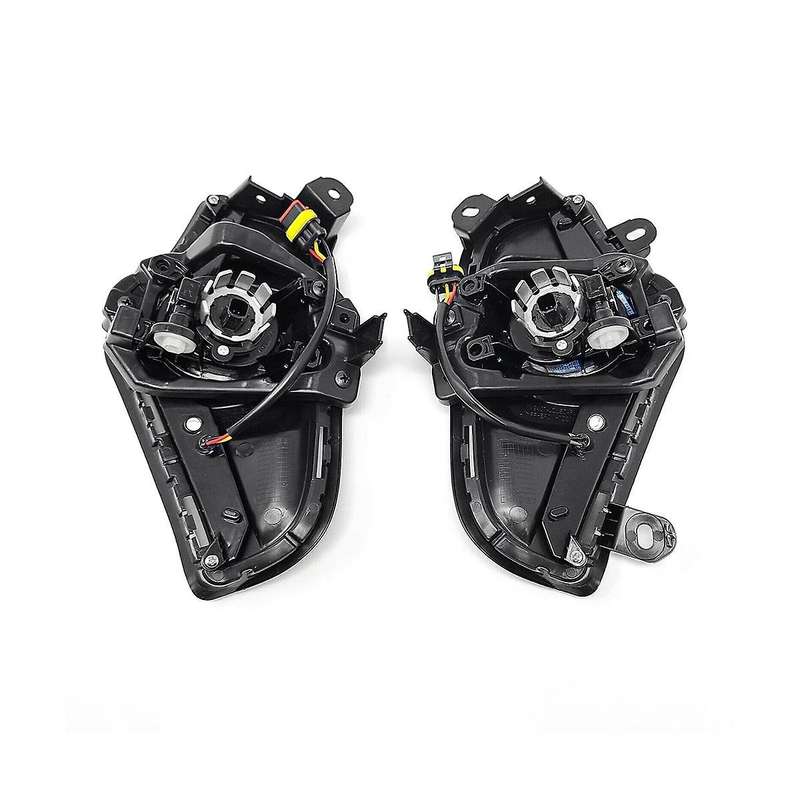 Front Bumper Dual Color Led Fog Lights Bezels Brackets Relay Wire Switch Kits for 2022 2023 Car Drl