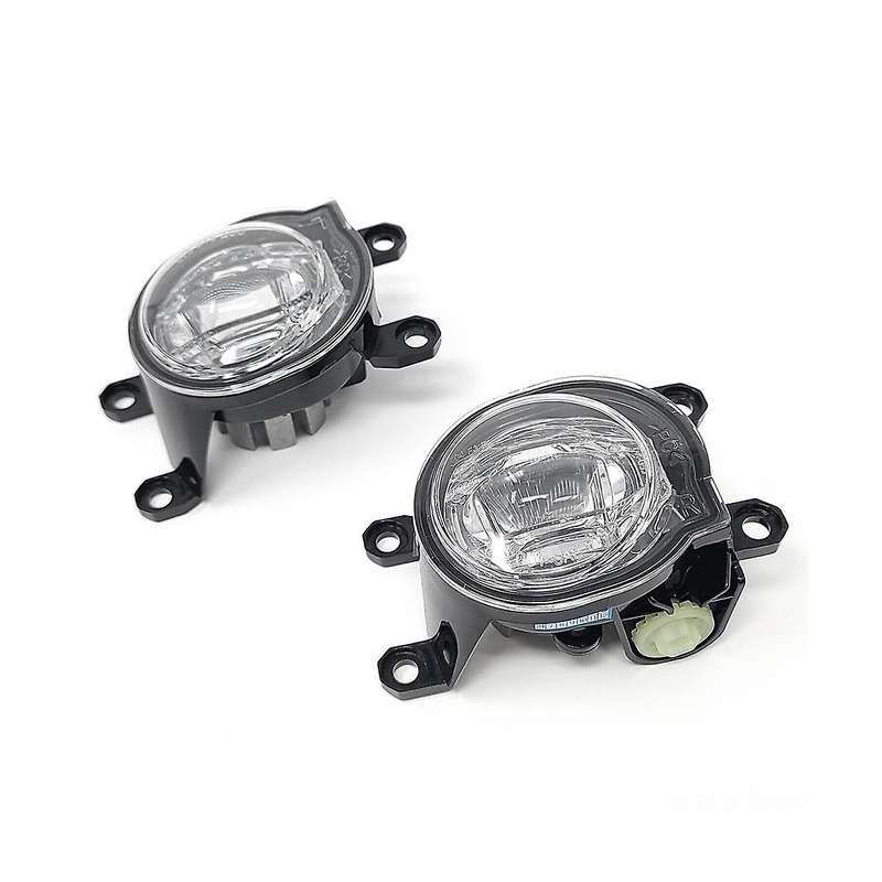 Front Bumper Dual Color Led Fog Lights Bezels Brackets Relay Wire Switch Kits for 2022 2023 Car Drl
