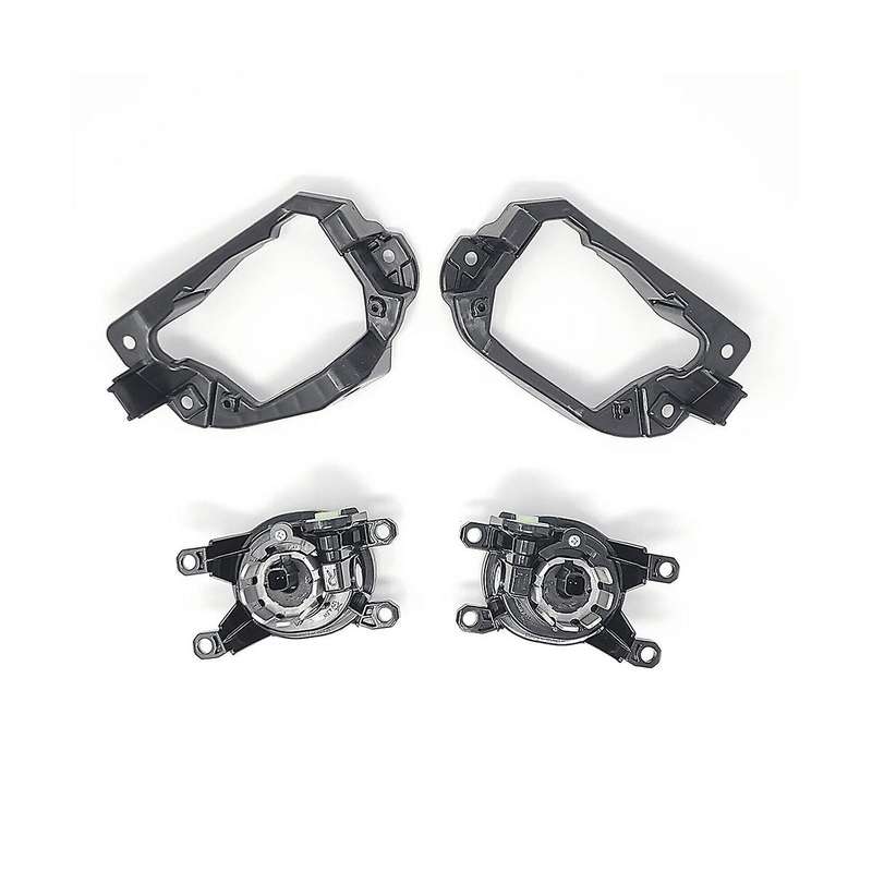 Front Bumper Dual Color Led Fog Lights Bezels Brackets Relay Wire Switch Kits for 2022 2023 Car Drl
