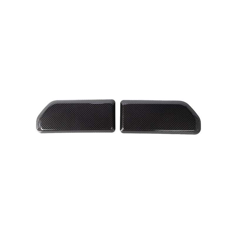 Front Bumper Cover Bezels for 2021 2022 2023 Accessories Abs Carbon Fiber