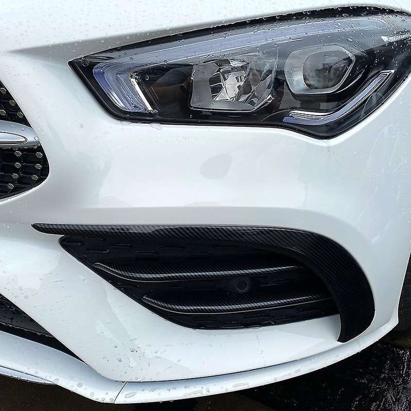 Front Bumper Fog Lamp Cover Trim Stickers Accessories for C Class CLA C118 CLA200 260 2020+ B