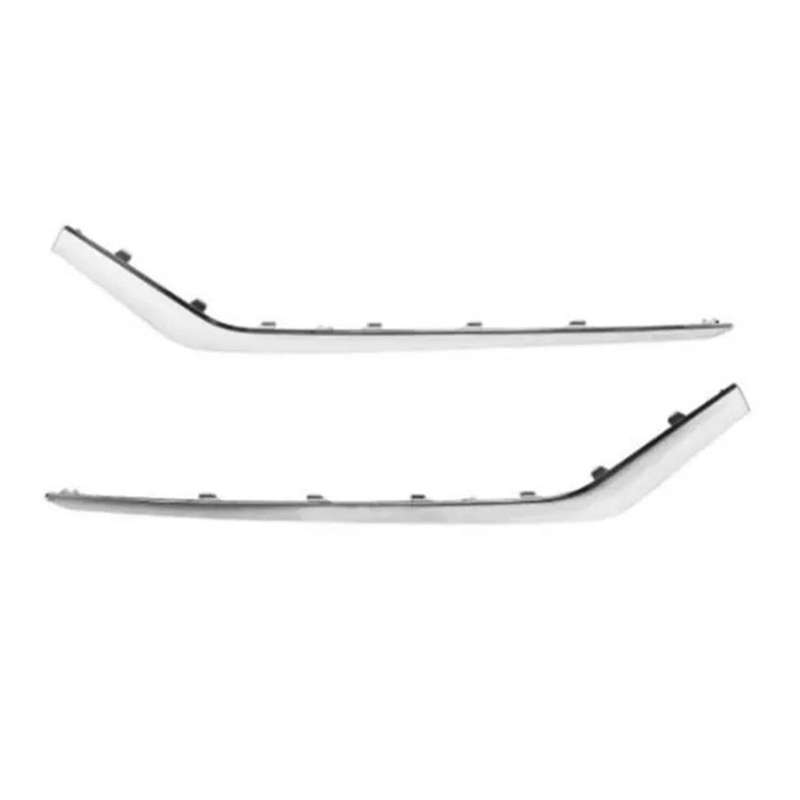 Front Bumper Fog Chrome Lower Bumper Trim Replacement for 2018-2019 86551-E6700 86552-E6700 86551E6