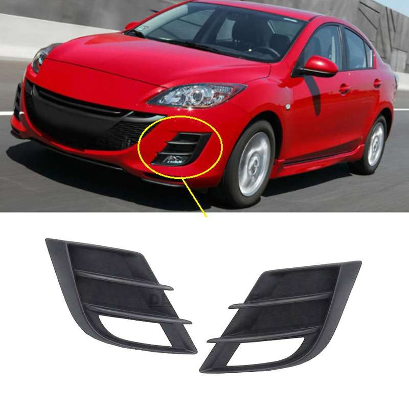 Front Bumper Fog Lamp Cover Grill for 1.6L 2009 2010 Foglight Frame BCD2-50-C21 BCD2-50-C11