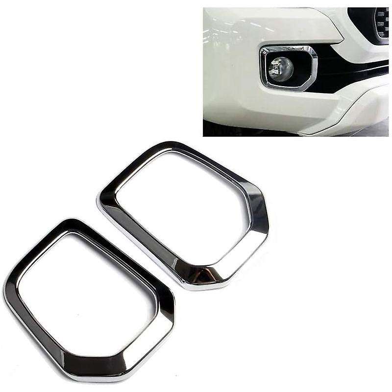 Front Bumper Fog Cover Molding Trims Front Fog Lamp Decorative Ring Frame Car Accessories for 2015-2