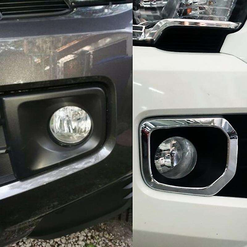 Front Bumper Fog Cover Molding Trims Front Fog Lamp Decorative Ring Frame Car Accessories for 2015-2