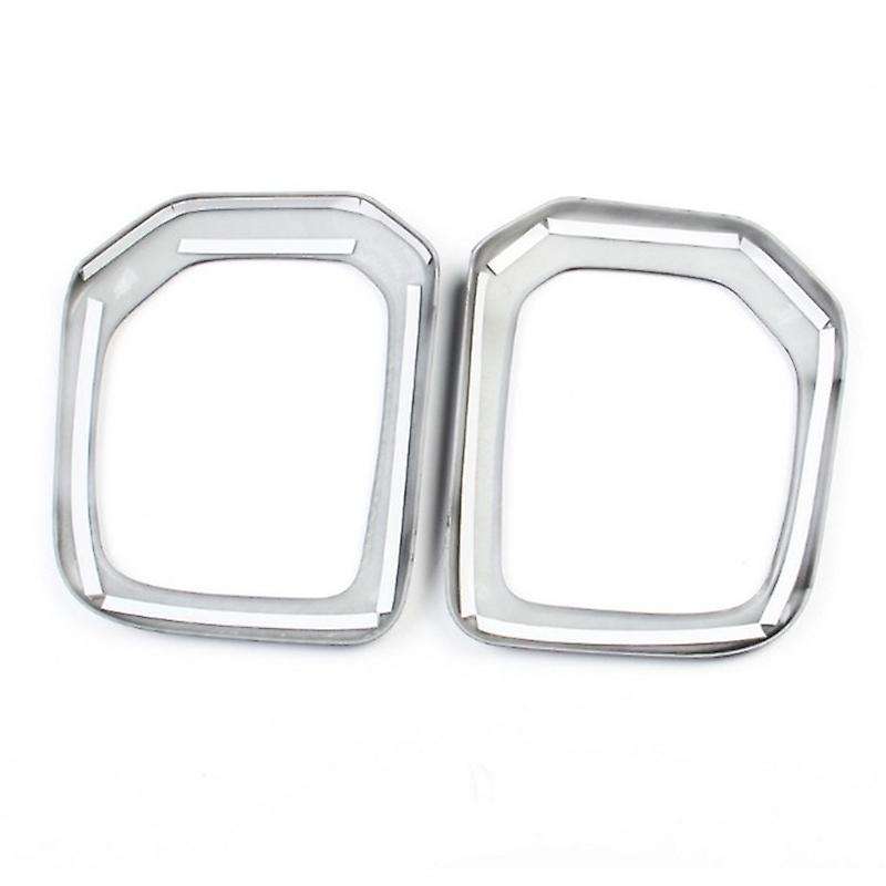 Front Bumper Fog Cover Molding Trims Front Fog Lamp Decorative Ring Frame Car Accessories for 2015-2
