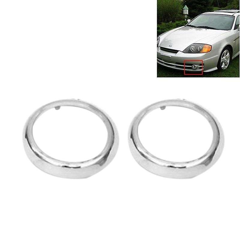 Front Bumper Fog Lamp Frame Trim Strip Fog Lamp Cover for Tiburon Coupe 2002 2003 2004 865532C000 86