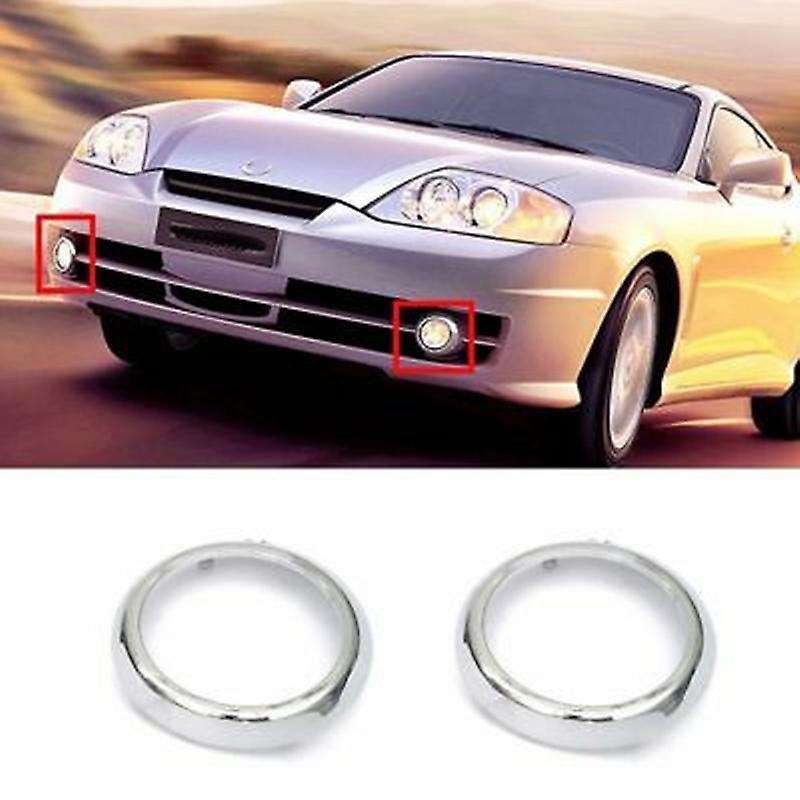 Front Bumper Fog Lamp Frame Trim Strip Fog Lamp Cover for Tiburon Coupe 2002 2003 2004 865532C000 86