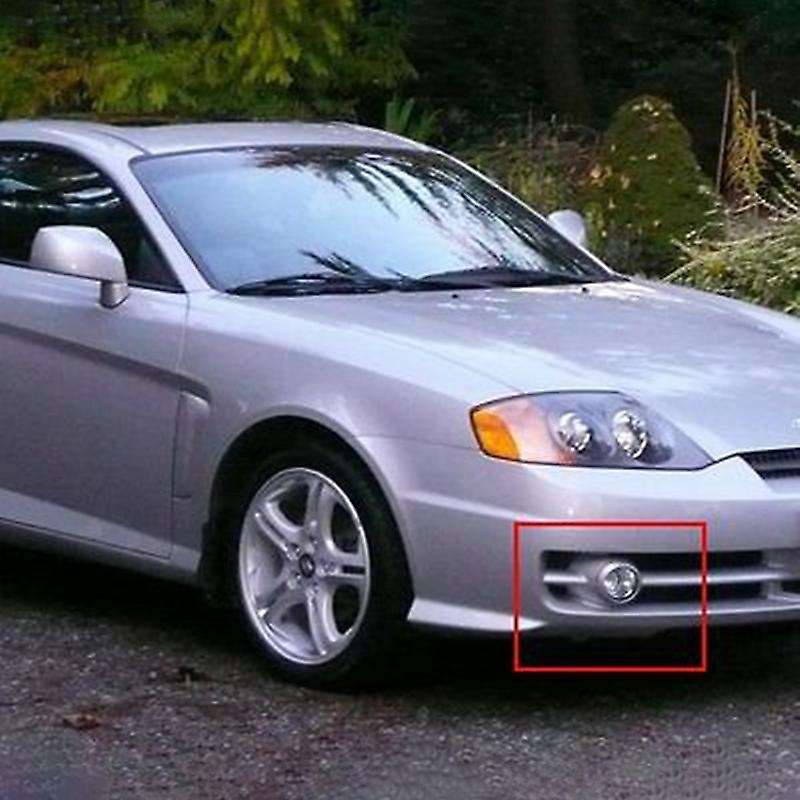 Front Bumper Fog Lamp Frame Trim Strip Fog Lamp Cover for Tiburon Coupe 2002 2003 2004 865532C000 86