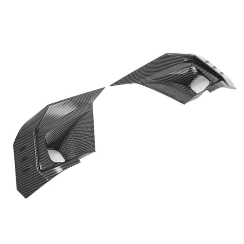 Front Bumper Fog Lamp Frame Cover Fog Light Trim Spoiler Strip for 2022 11Th Carbon Fiber ABS