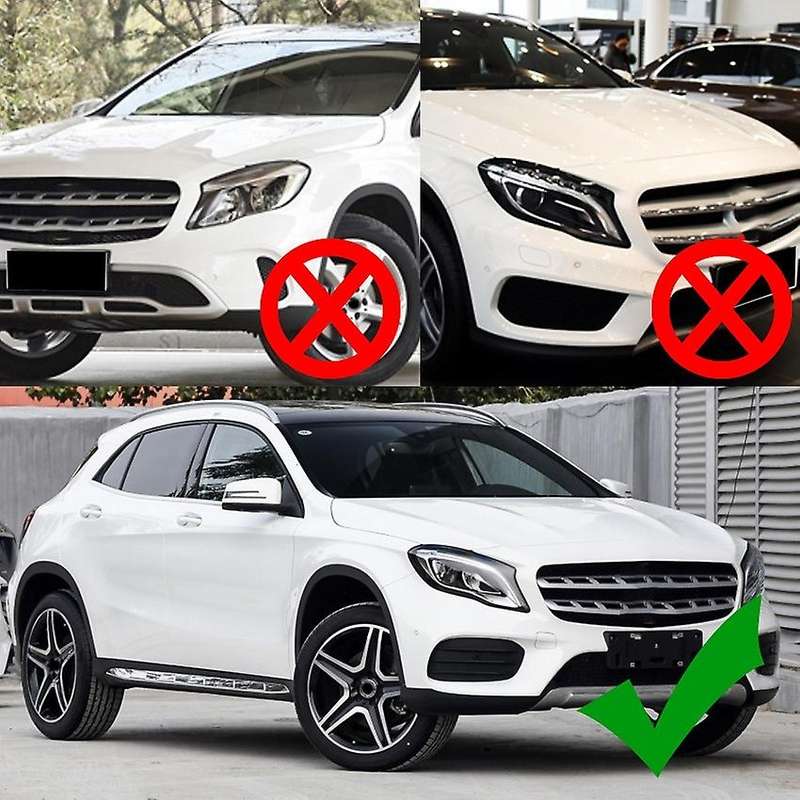 Front Bumper Fog Lamp Cover Trim Stickers Accessories for GLA220 GLA250 X156 2017-2019