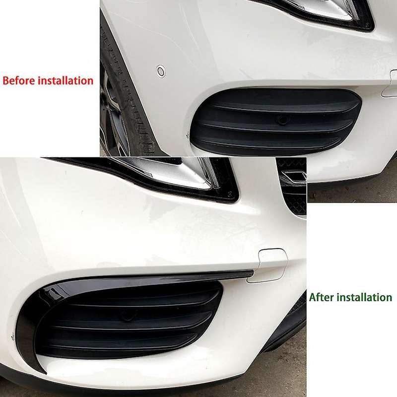 Front Bumper Fog Lamp Cover Trim Stickers Accessories for GLA220 GLA250 X156 2017-2019
