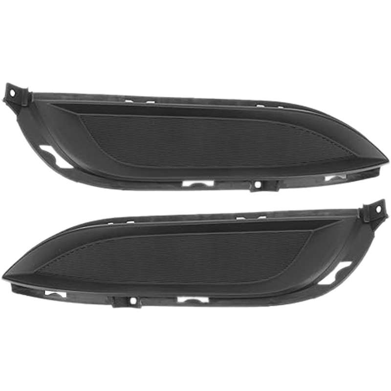 Front Bumper Fog Lamp Hole Cover for Forte Sedan 2014-16 Fog Light Hole Grille Molding Trim 86563-A