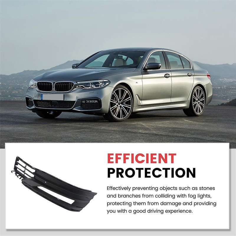 Front Bumper Fog Lamps Grille for 5-Series G30 G31 G38 Fog Lamp Frame 51117421083 51117421084