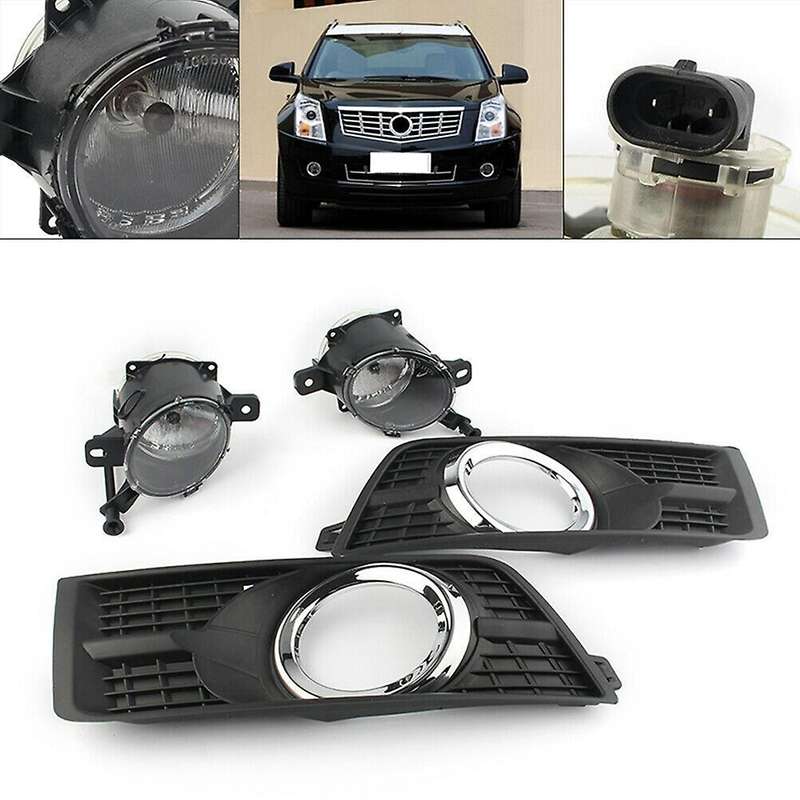 Front Bumper Fog Light Assembly, Front Bumper Fog Light and Fog Light Shade for SRX 2010-2016 947087