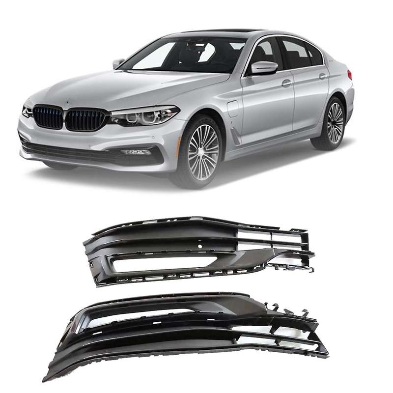 Front Bumper Fog Lamps Grille Replacement Mesh Grill for - 5-Series G30 G31 G38 51117409547 51117409