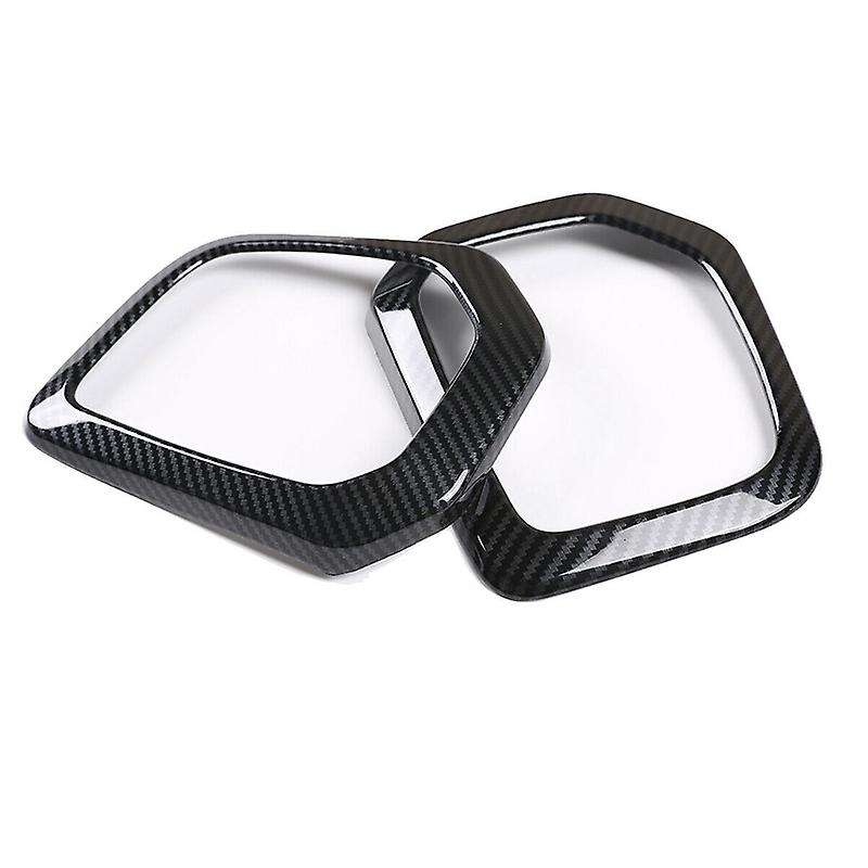 Front Bumper Fog Light Cover Molding Trims for 2016-2020 Accessories ABS Carbon Fiber
