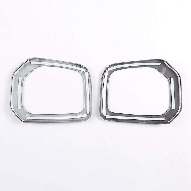 Front Bumper Fog Light Cover Molding Trims for 2016-2020 Accessories ABS Carbon Fiber