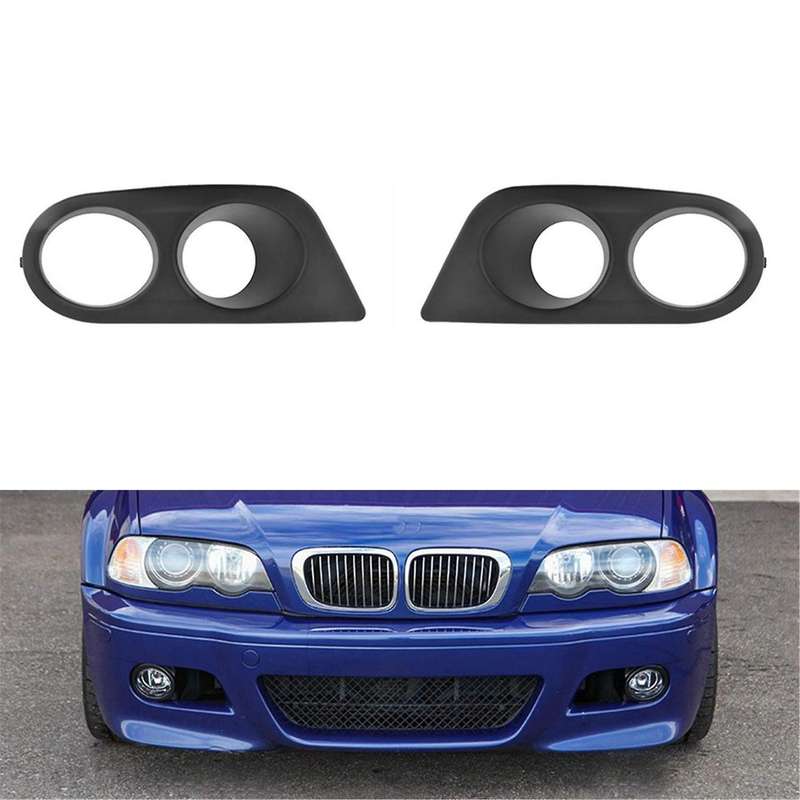 Front Bumper Fog Light Cover Grilles Replacement for 2001-2006 - E46 M3 Left and Right Side