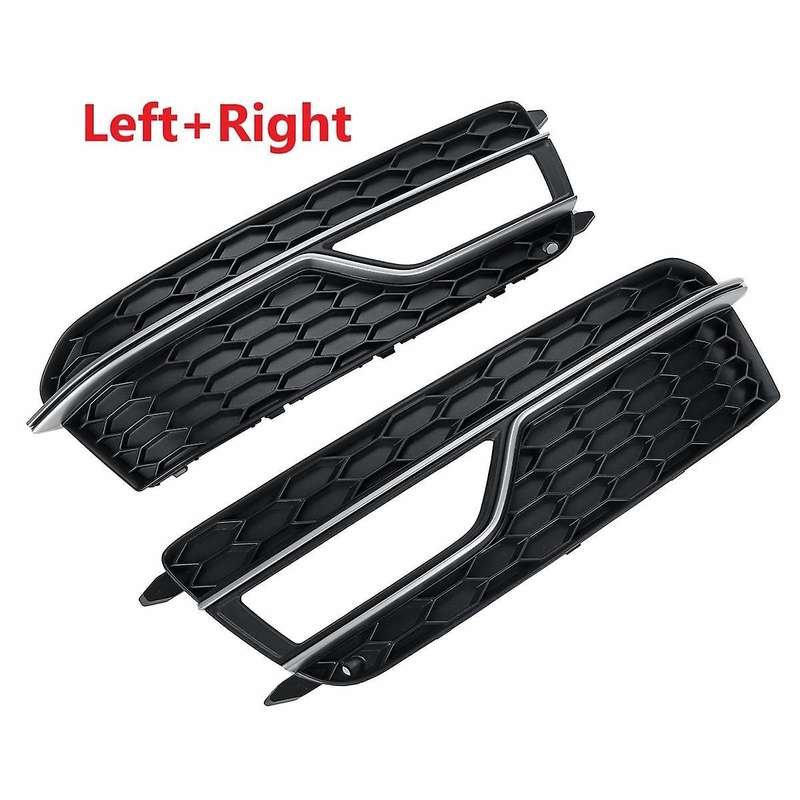 Front Bumper Fog Light Grill Cover Fog Lamp Lower Grille for A5 S5 2013-2016 8t0807681k 8t0807682k