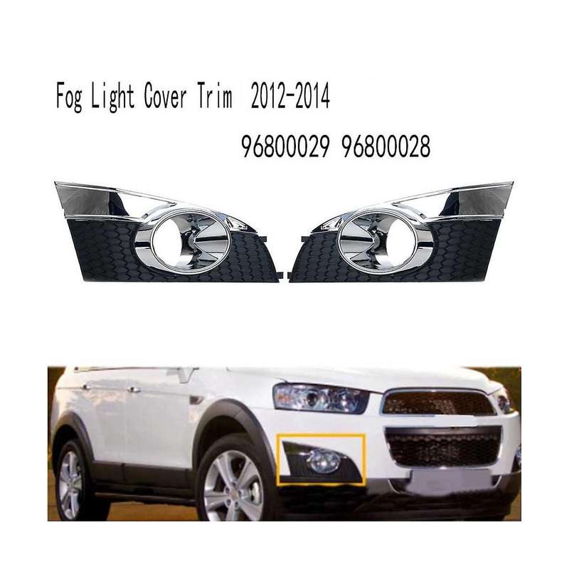 Front Bumper Fog Light Grill Fog Light Cover for Captiva 2012-2014 96800029 96800028