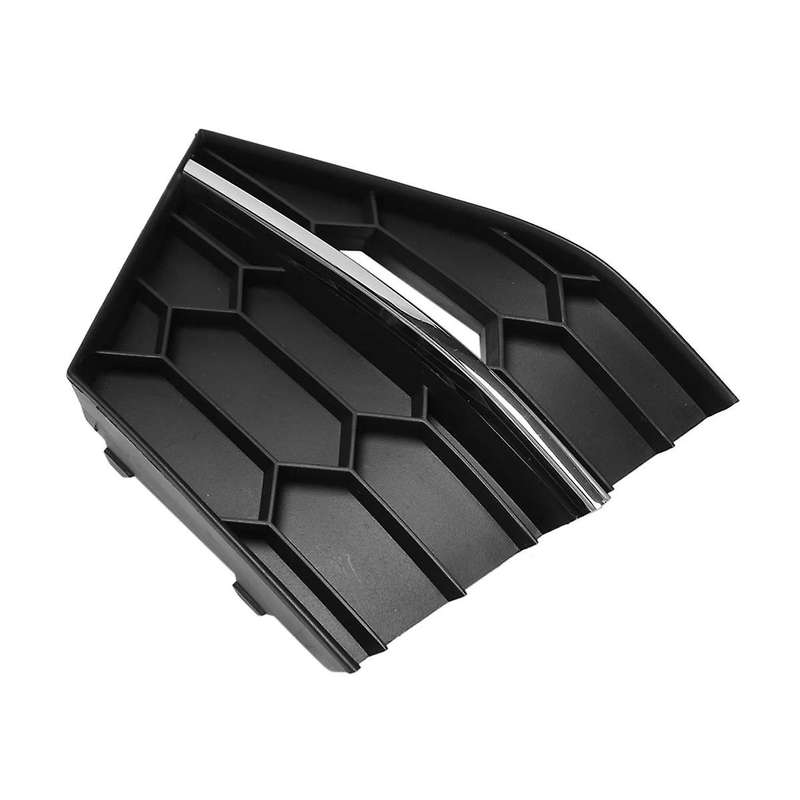 Front Bumper Fog Light Grille Cover Fog Light Cover Trim for Superb 2016-2018