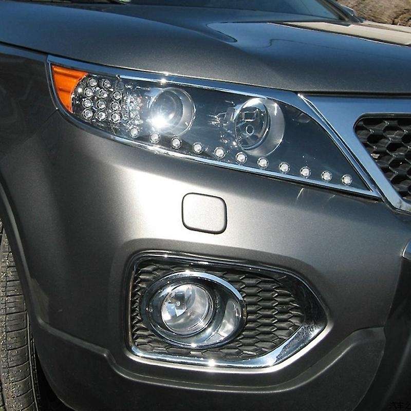 Front Bumper Fog Light Lamp Cover Frame Trim for Sorento 2010 2011 2012