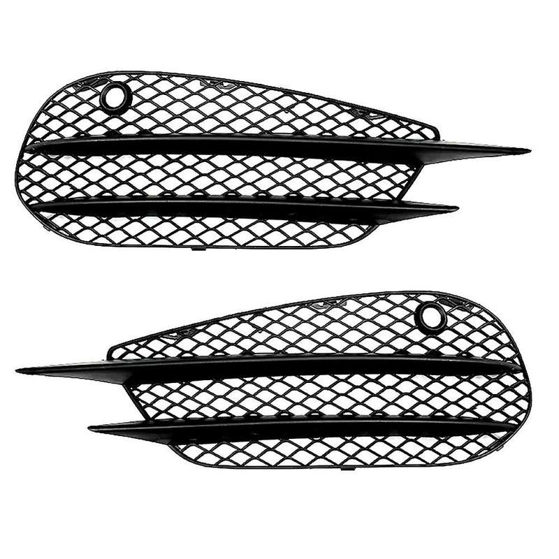 Front Bumper Grill Grid Fog Light Cover for Mercedes- C-class W205 C180 C200 C260 2015-2018 Amg Mod