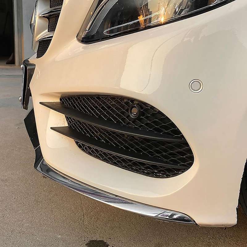 Front Bumper Grill Grid Fog Light Cover for Mercedes- C-class W205 C180 C200 C260 2015-2018 Amg Mod